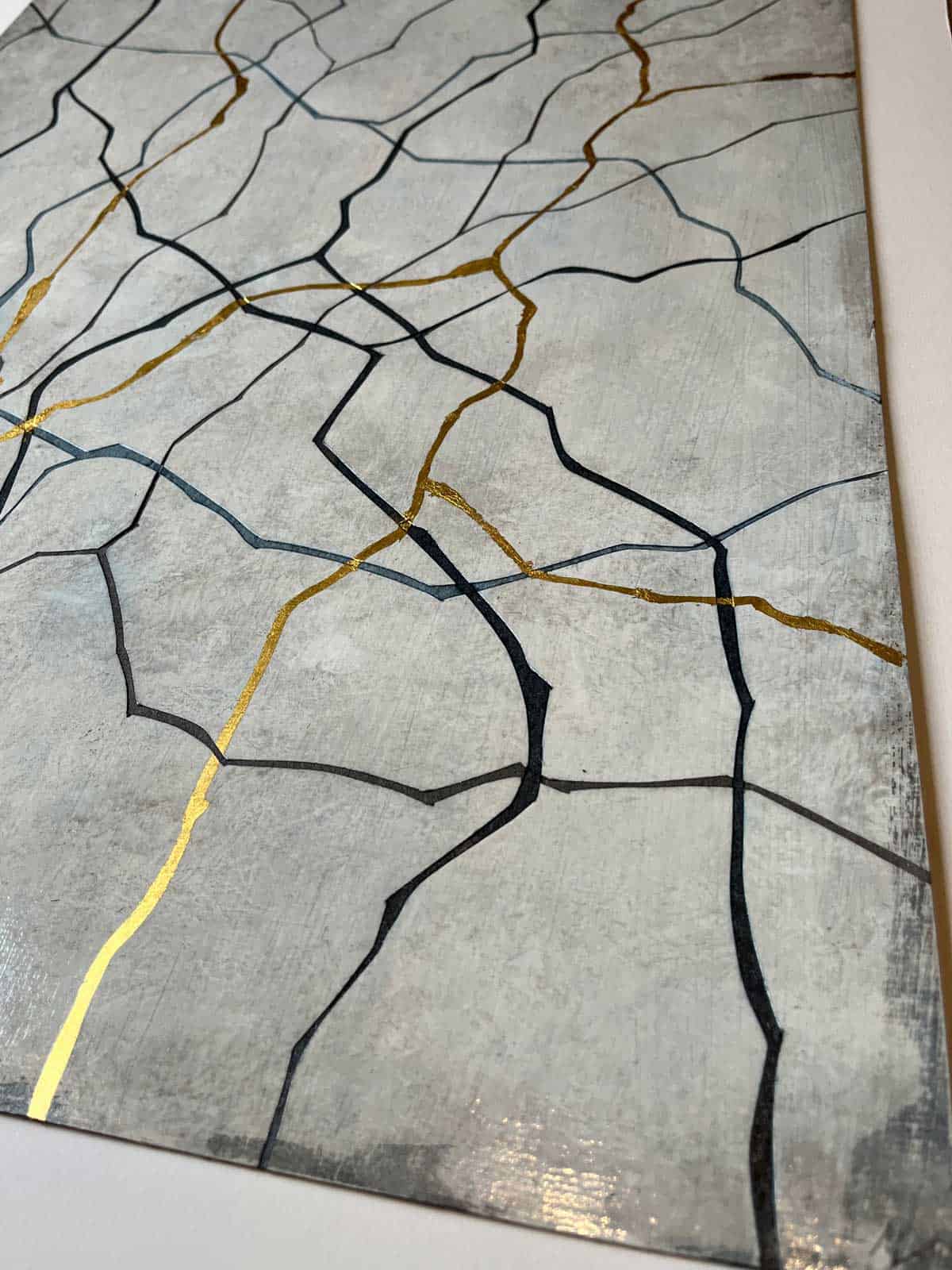 3) Unika papirværk detaljefoto